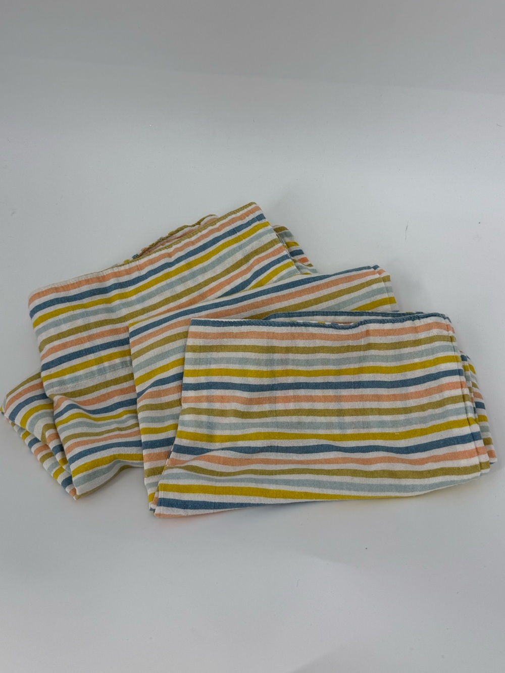 Urban Outfitters Striped Cotton Pillowcase Set | Multicolor | Standard